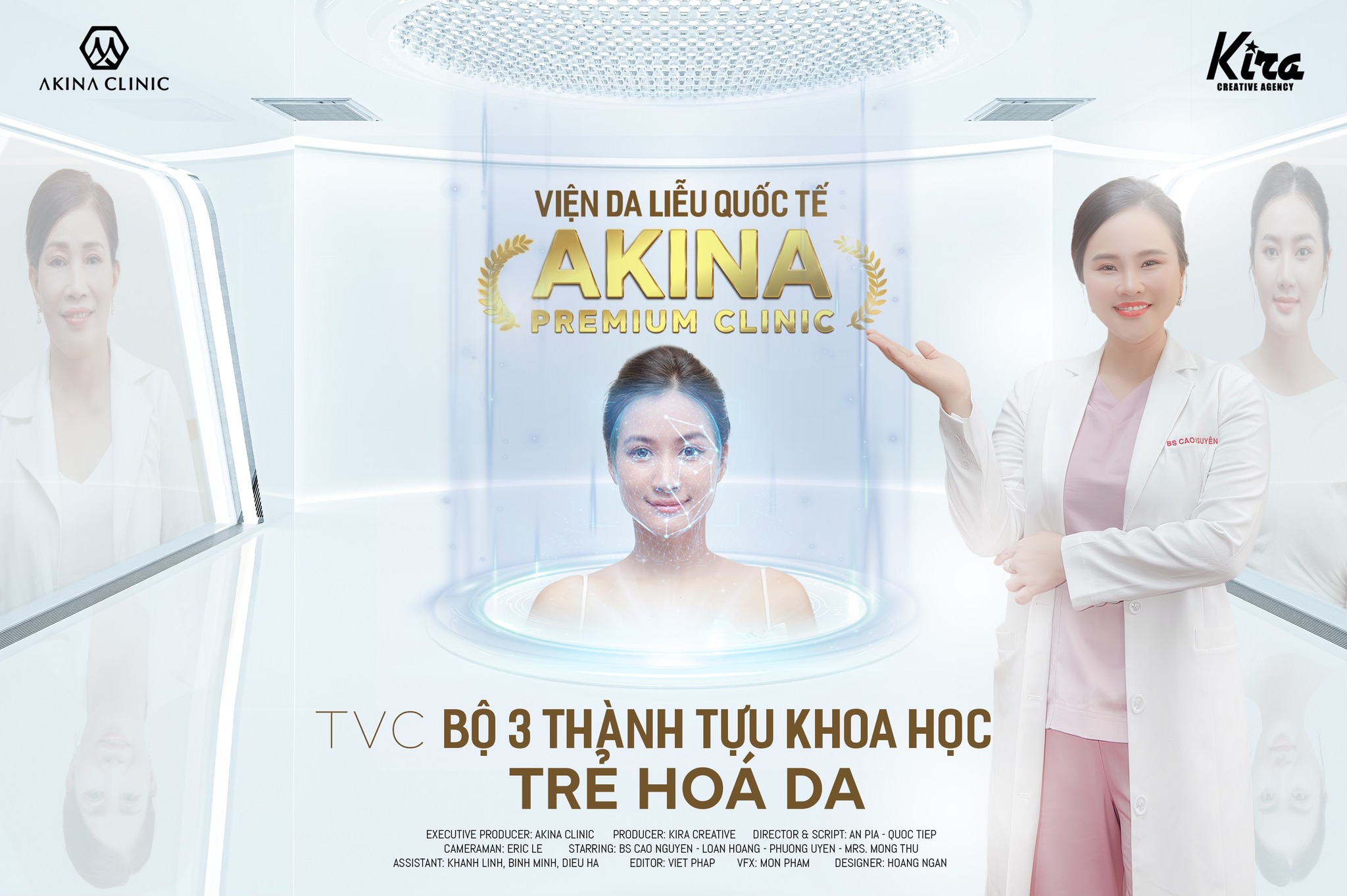 TVC AKINA PREMIUM CLINIC – THÀNH TỰU KHOA HỌC TRẺ HOÁ DA